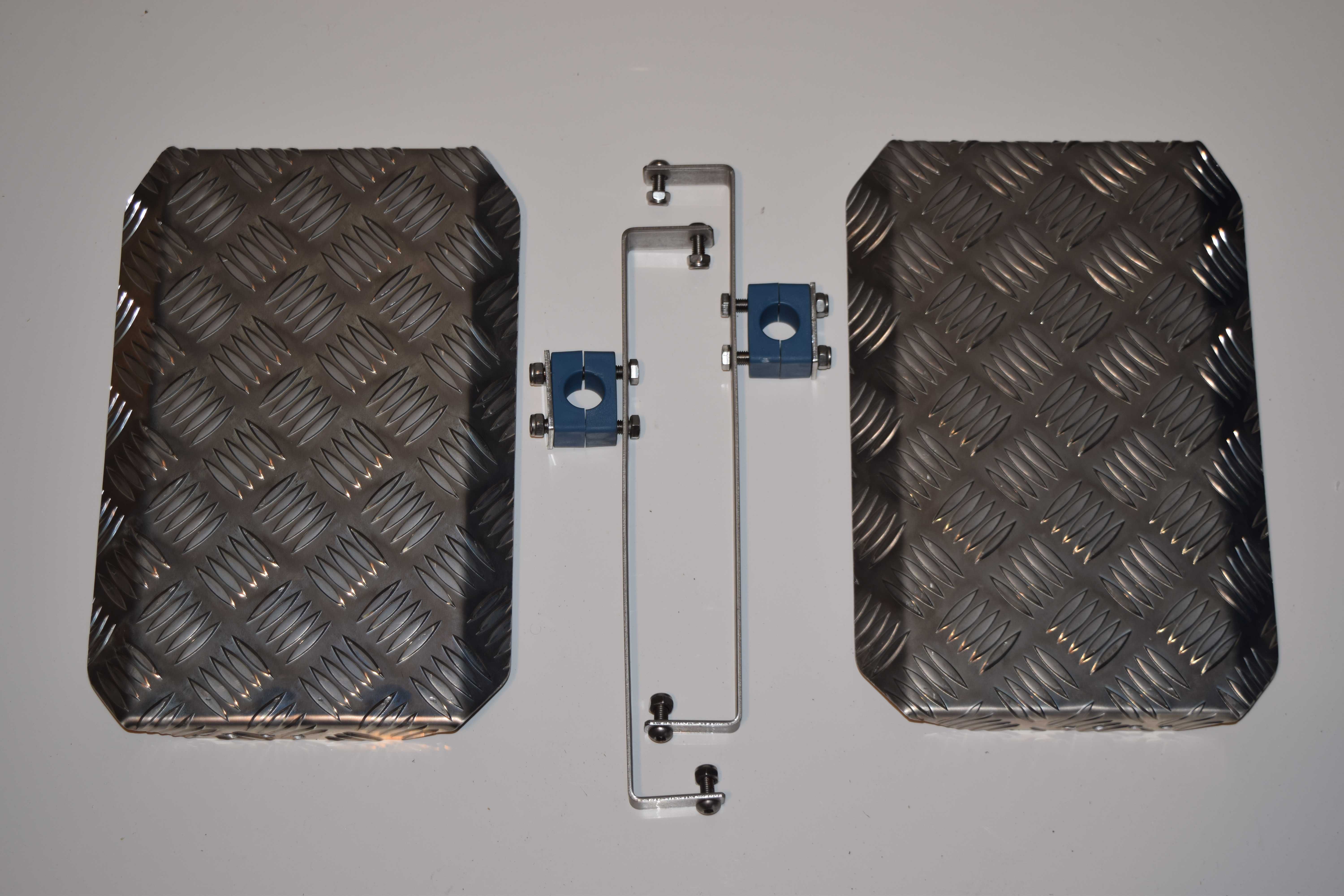 Mirror guards to fit New Holland/Case manual mirrors (Aluminium) AMG